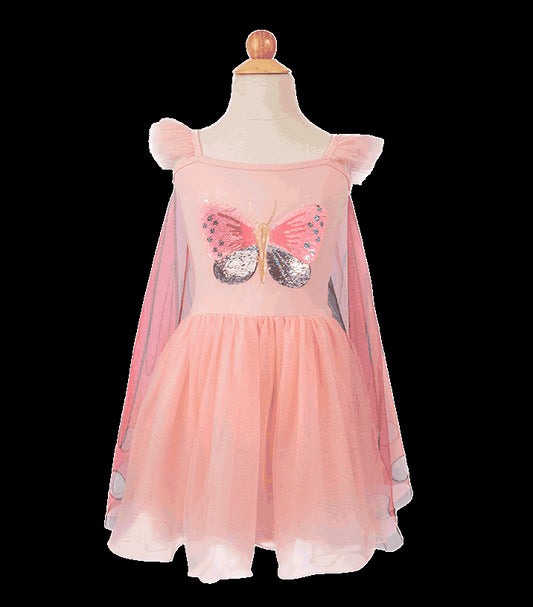 Robe Papillon Rose avec ailes