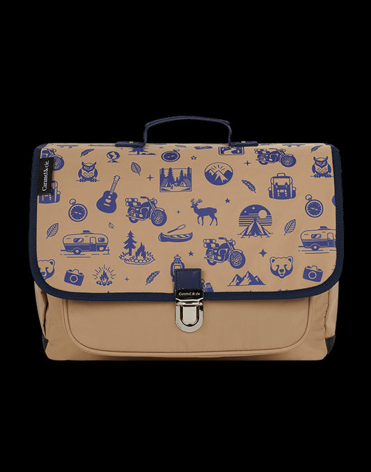 Cartable moyen Wild Trip Marron