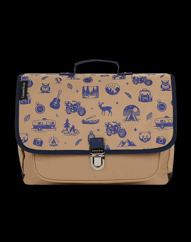 Cartable moyen Wild Trip Marron