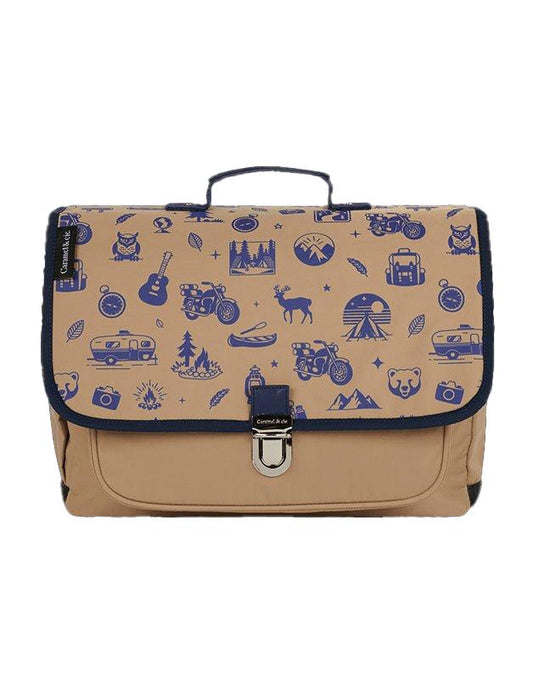 Cartable moyen Wild Trip Marron