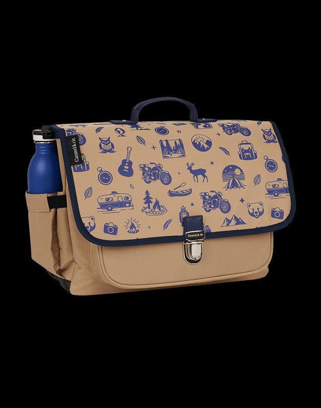 Cartable moyen Wild Trip Marron