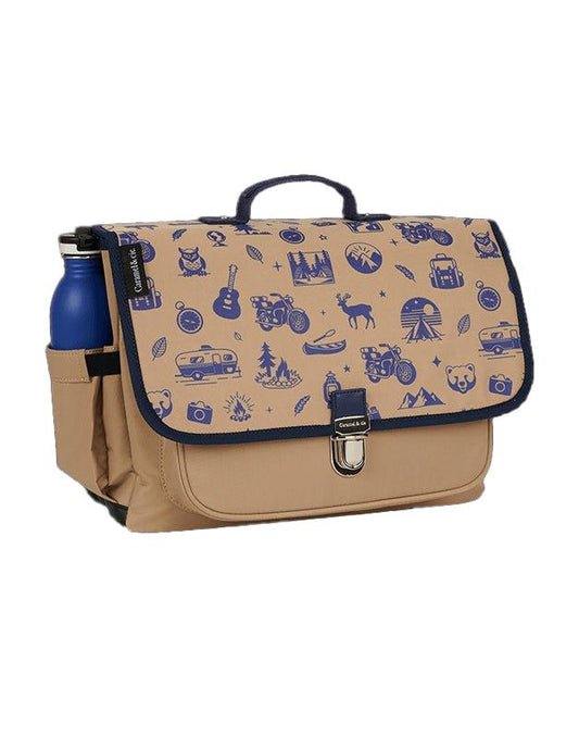 Cartable moyen Wild Trip Marron