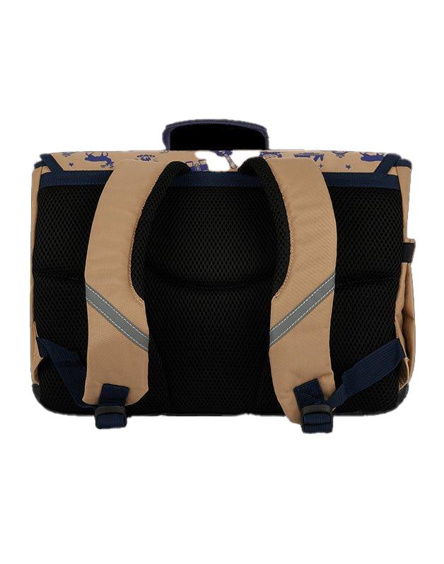 Cartable moyen Wild Trip Marron