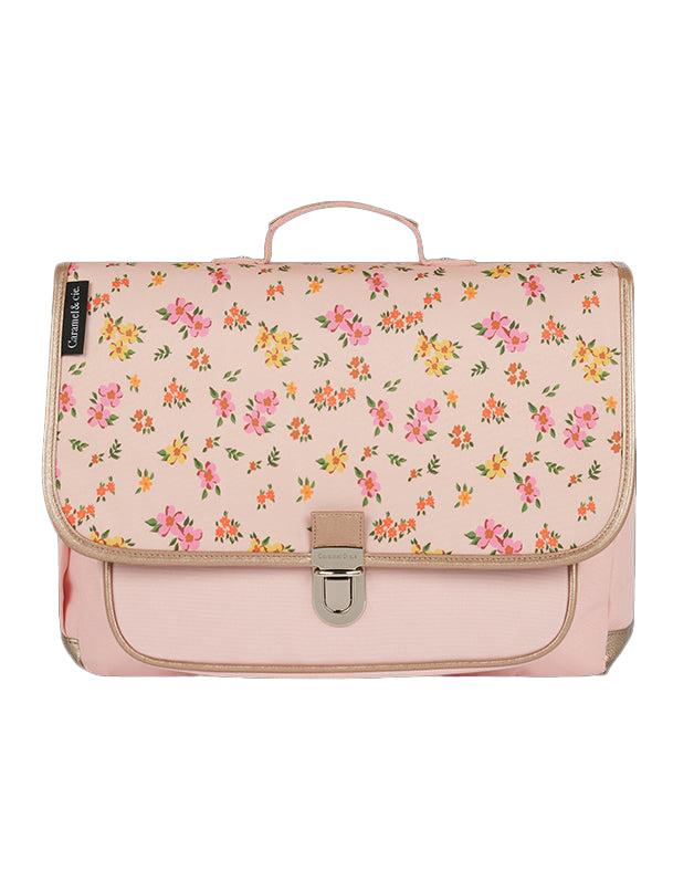 Cartable moyen Liberty rose