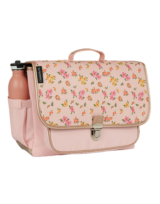 Cartable moyen Liberty rose