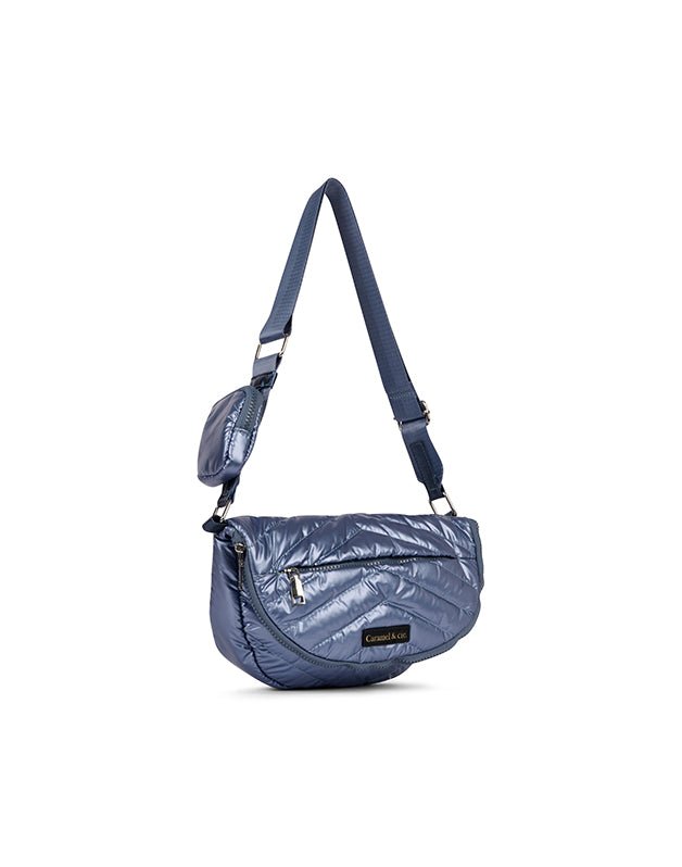 Sac bandoulière à rabat - Steel Blue