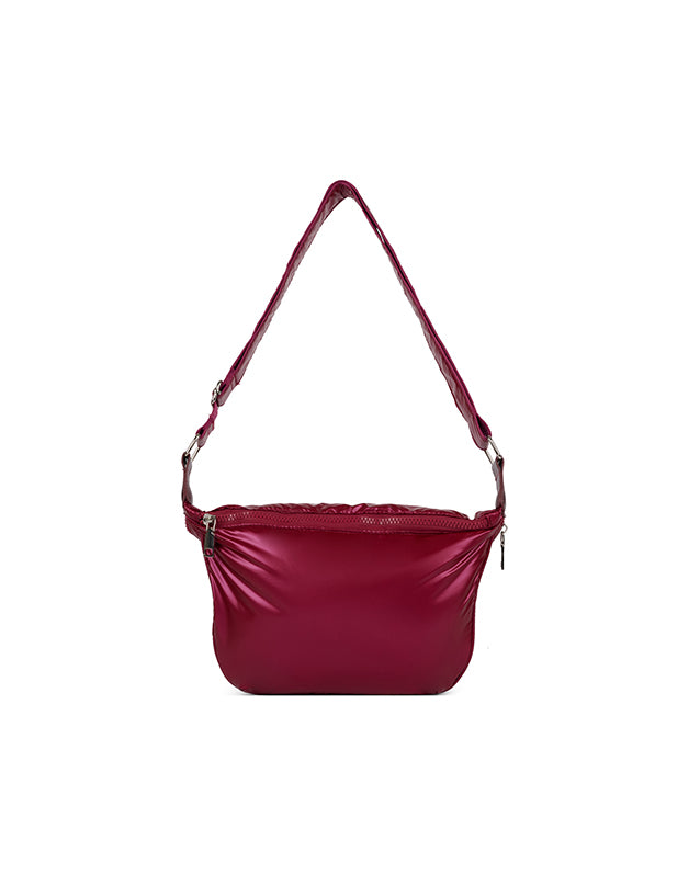 Sac Bandoulière Zippé Garnet