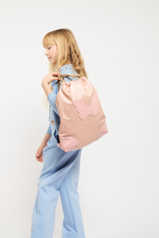 Sac de Gym Pearl Blush Oxford – Élégant et Raffiné Caramel & cie