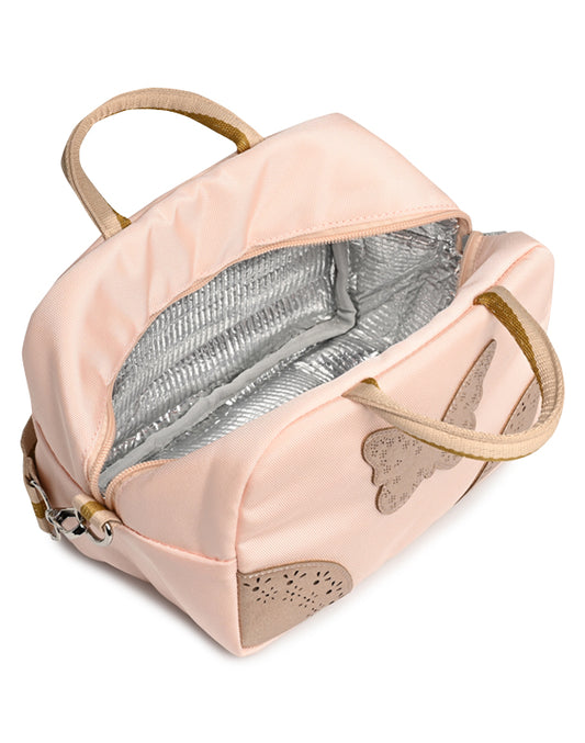 Sac repas Papillon rose