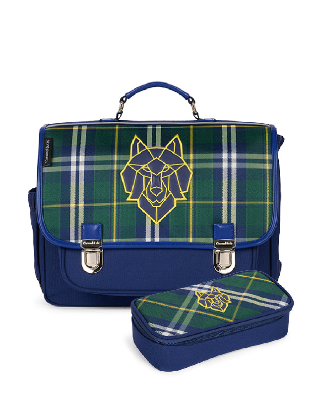 Cartable Wolf Clan Tartan – Audacieux et Iconique