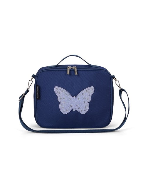 Lunch Box Papillon Paillet Bleu Caramel & cie