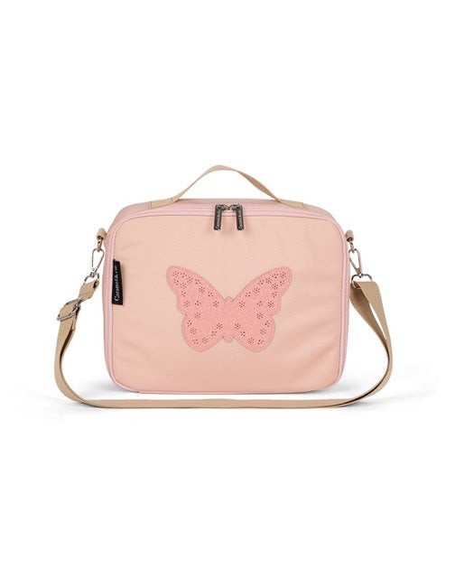 Lunch Box Papillon Paillette Rose Caramel & cie