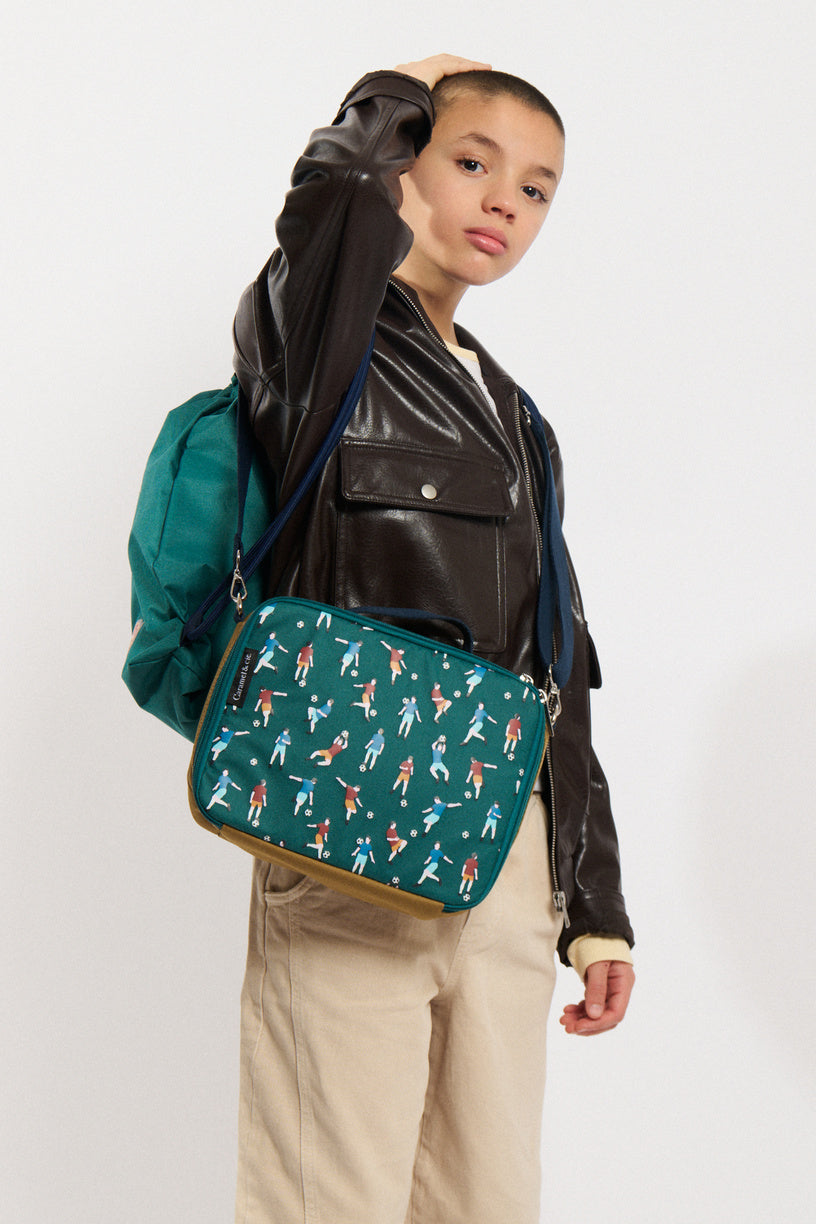 Sac repas PLAYGROUND vert Caramel & Cie