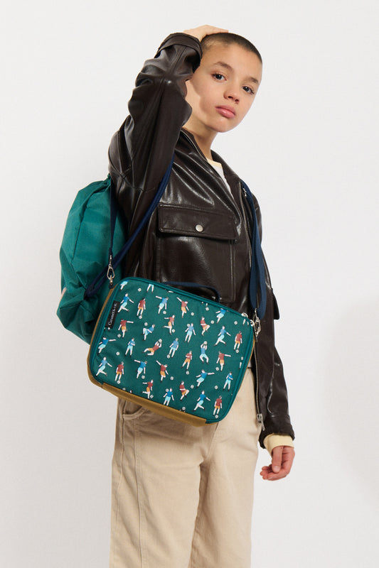 Sac repas PLAYGROUND vert Caramel & Cie