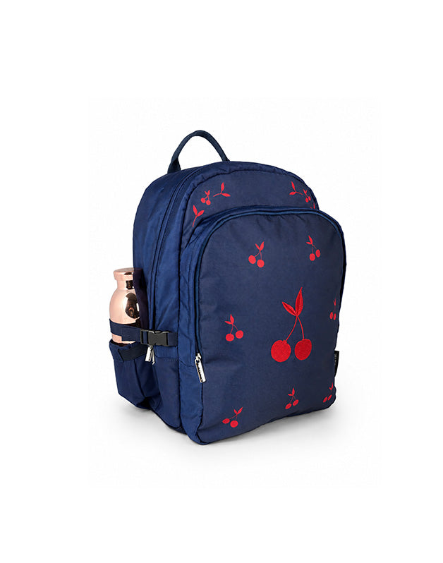 Blue Velvet Cherries Large Backpack – Practical and Iconic