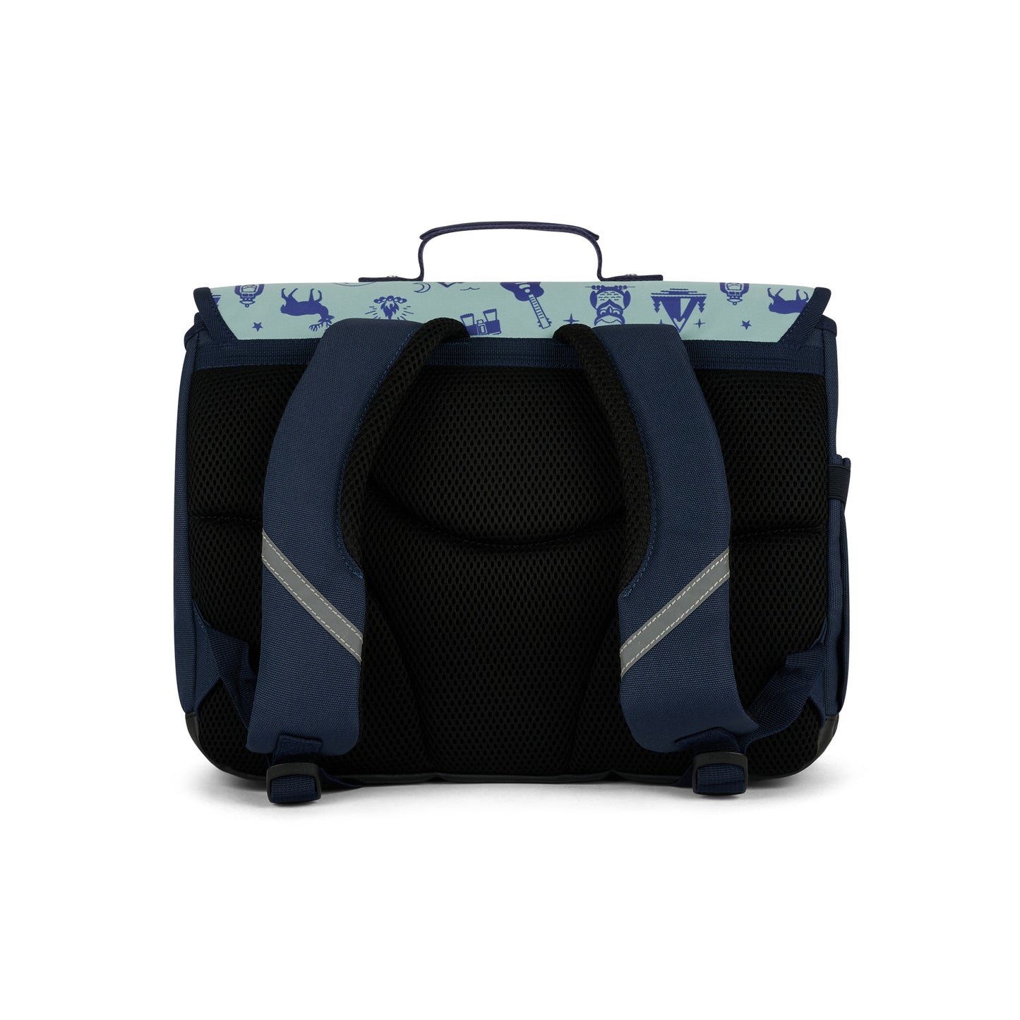 Cartable moyen Wild Trip Bleu