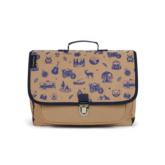 Cartable moyen Wild Trip Marron