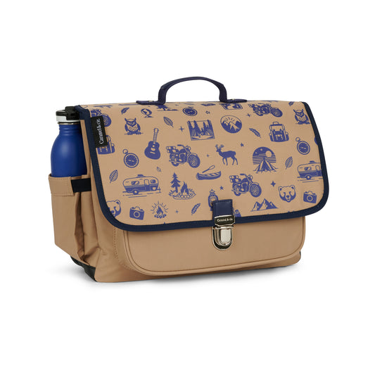 Cartable moyen Wild Trip Marron