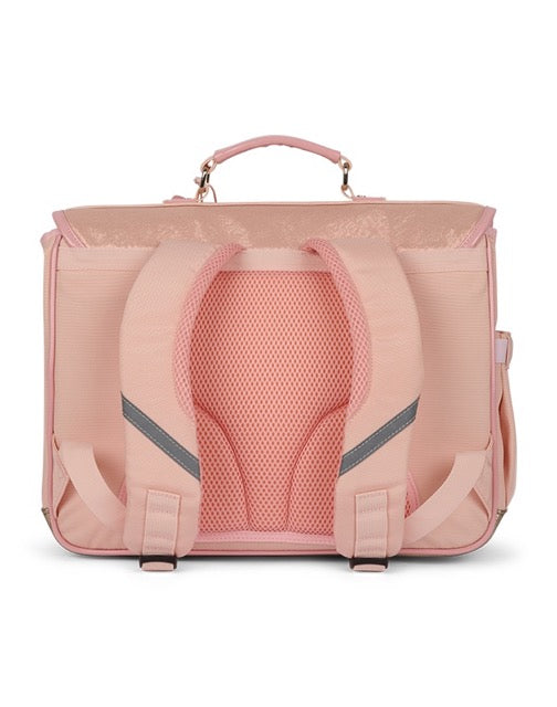 Cartable Pearl Blush Oxford Rose 38cm – Élégant et Raffiné Caramel & cie