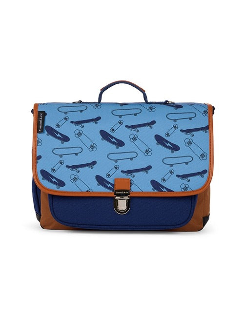 Cartable Blue Skates – Esprit Skate et Street Kid Caramel & cie