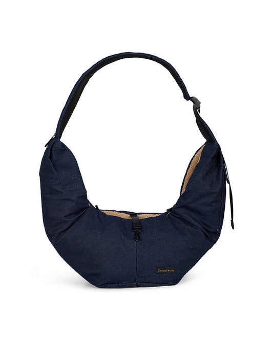 Sac de promenade pour votre animal de compagnie  - Denim bleu