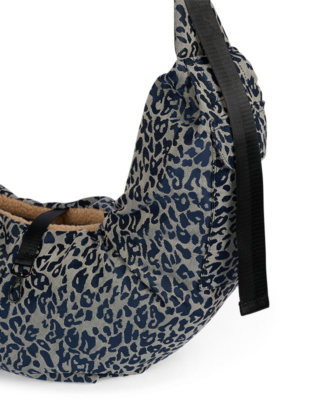 Sac de promenade pour votre animal de compagnie - Léopard gris