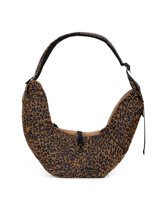 Sac de promenade pour animaux Camel Leopard