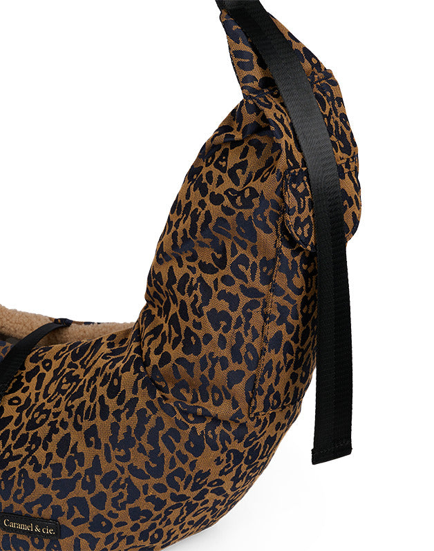 Sac de promenade pour animaux Camel Leopard