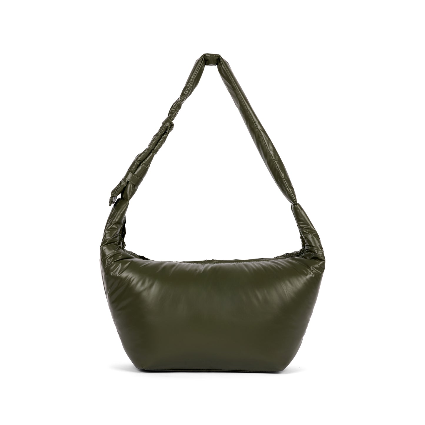 Grand sac besace bandoulière bronze green
