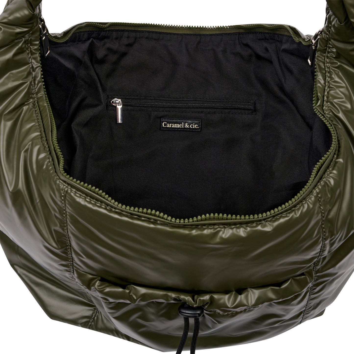 Grand sac besace bandoulière bronze green