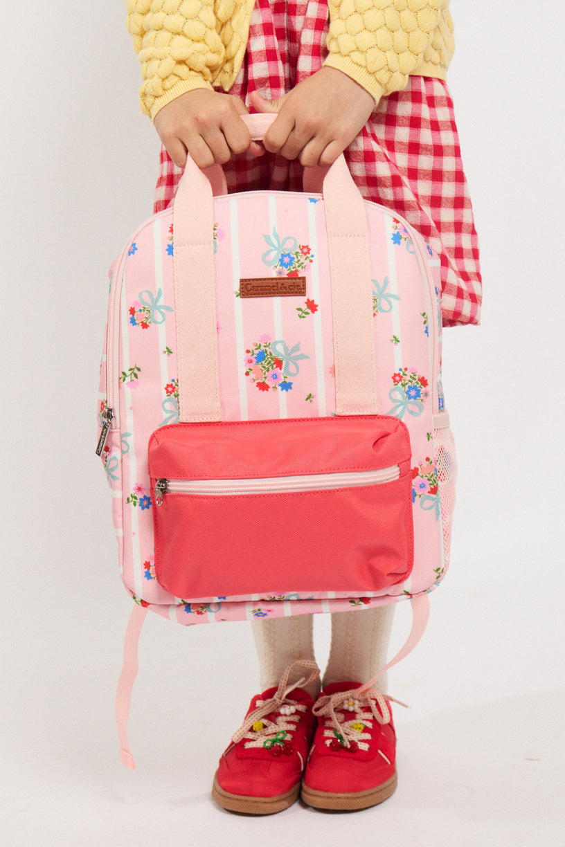 Petit sac à dos CORAL BLOSSOM rose Caramel & Cie