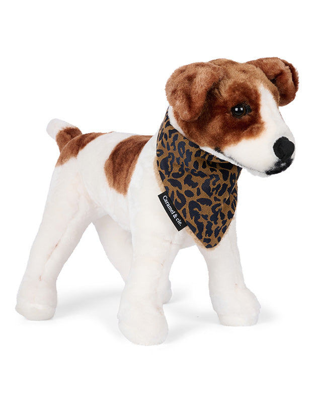 Bandana pour chiens et chats  - Léopard camel Caramel & cie