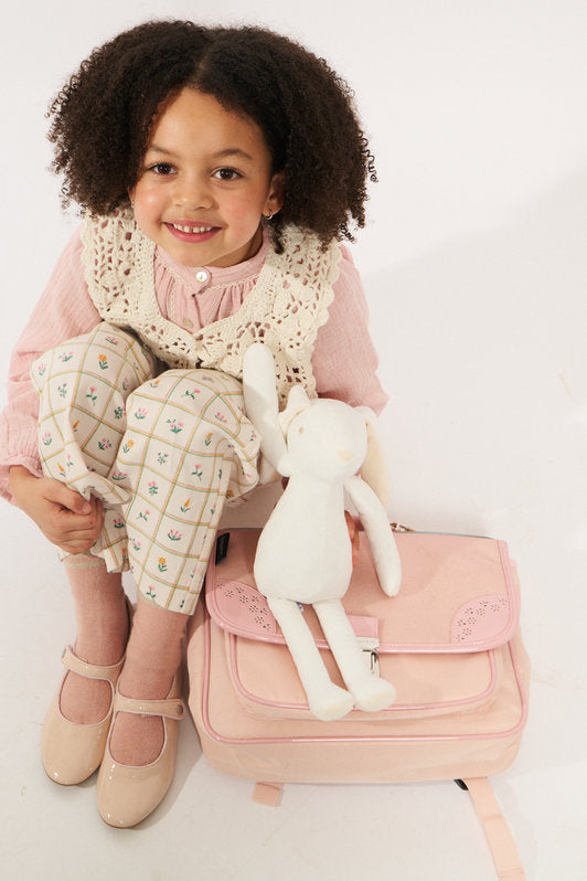 Cartable Pearl Blush Oxford Rose 32cm – Élégant et Raffiné Caramel & cie