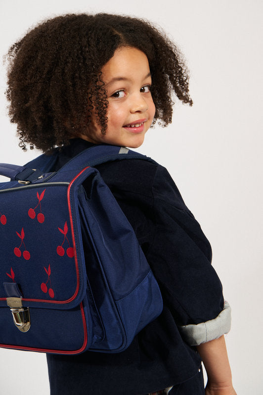 Cartable Velvet Cherries 32cm – Classique et Iconique Caramel & cie