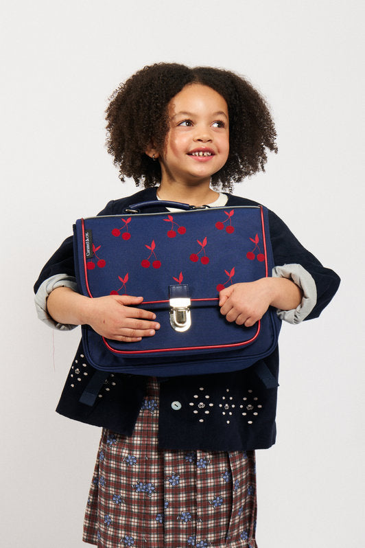 Cartable Velvet Cherries 32cm – Classique et Iconique Caramel & cie