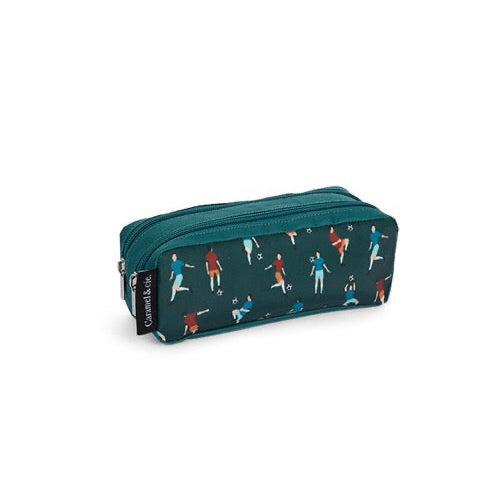 Trousse Double Playground – Esprit Football Graphique Caramel & cie