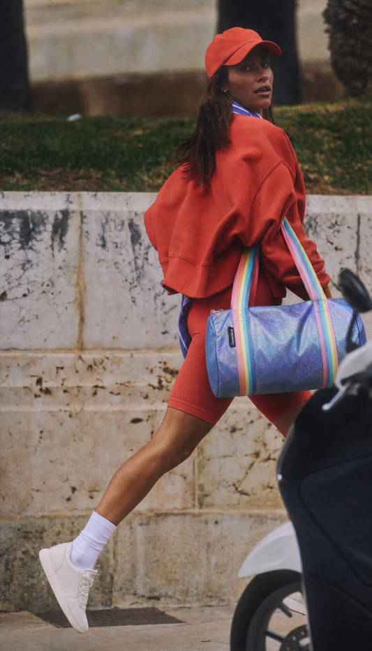 Sac Polochon Irisé Marine
