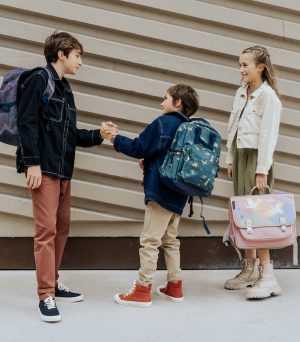 Petit sac à dos maternelle Paillette Cuivre